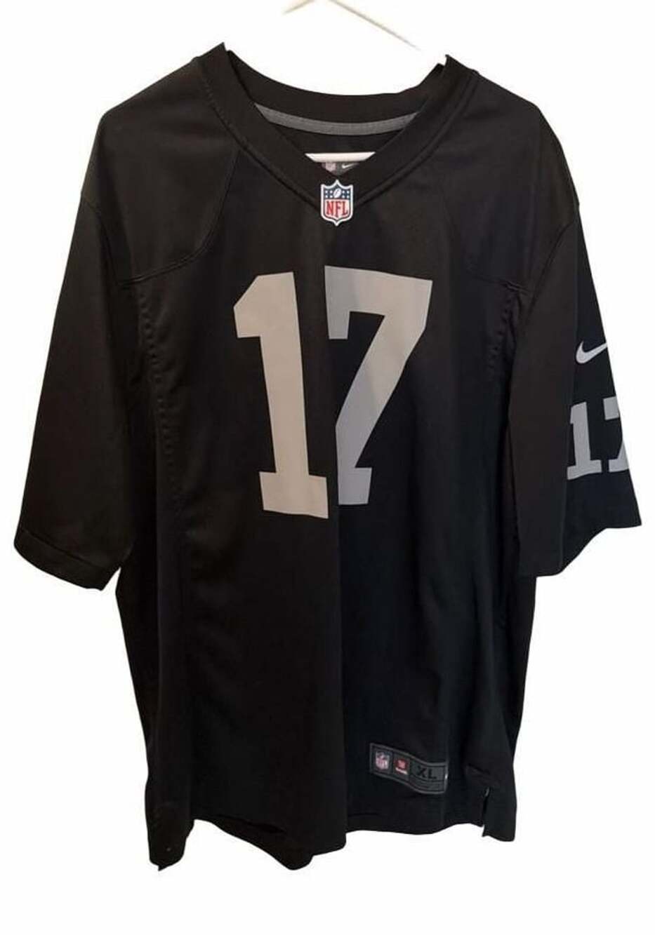 Nike NFL Las Vegas Raiders Davante Adams #17 Black Game‎ Jersey Size XL